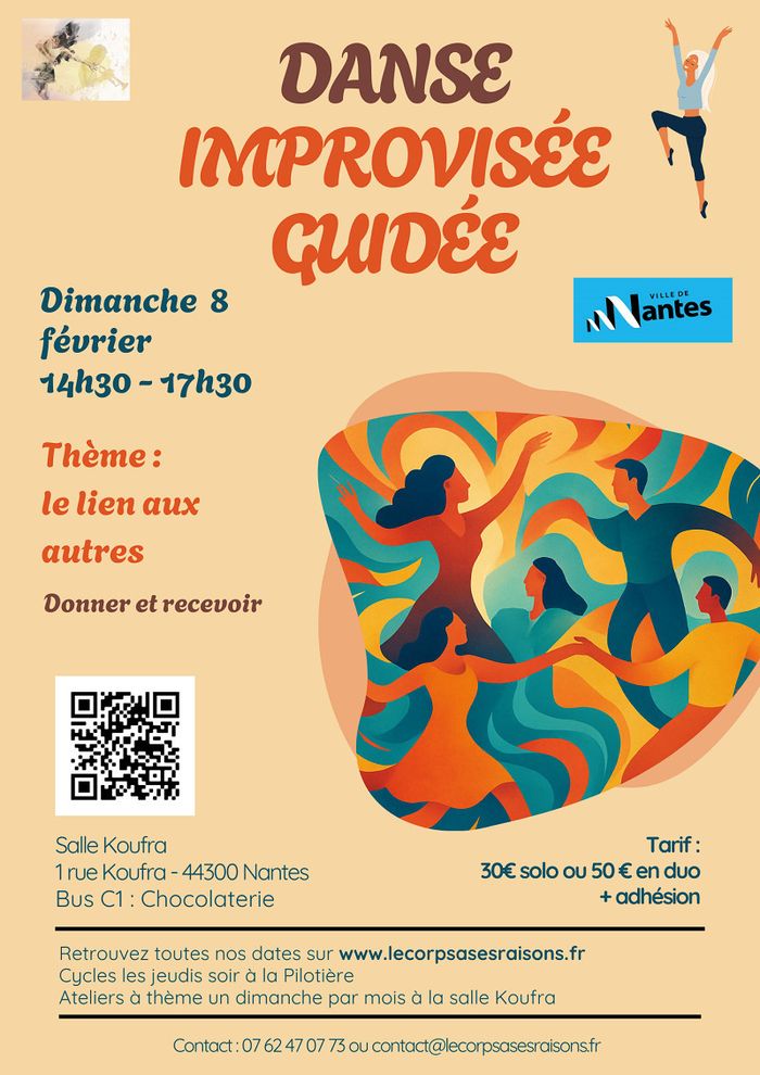 Atelier de danse improvisée guidée