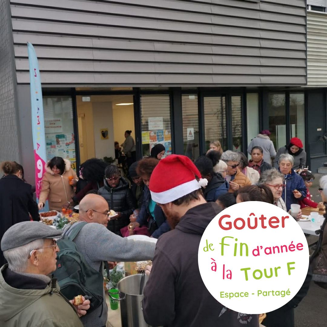 Goûter de fin d'année à la tour F - Espace Partagé 🍭🍪