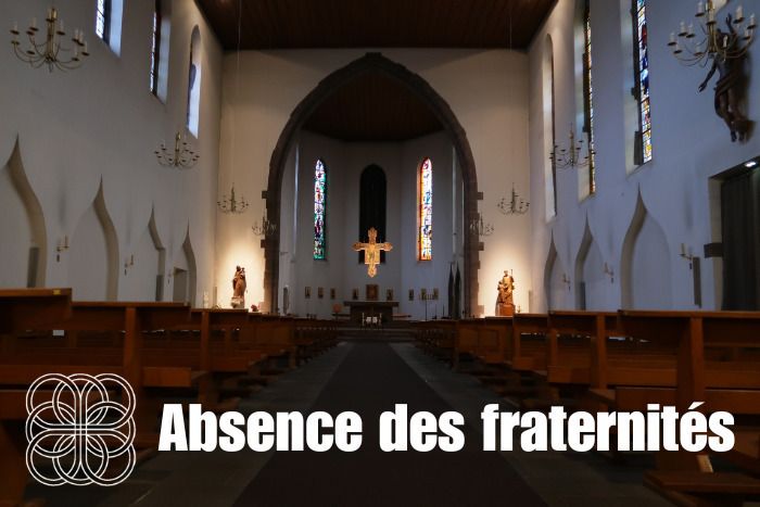 Absence des Fraternités monastiques de Jérusalem