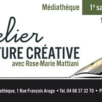 Atelier d'écriture littéraire avec Rose-Marie