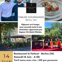 Tablée gourmande à Berlou