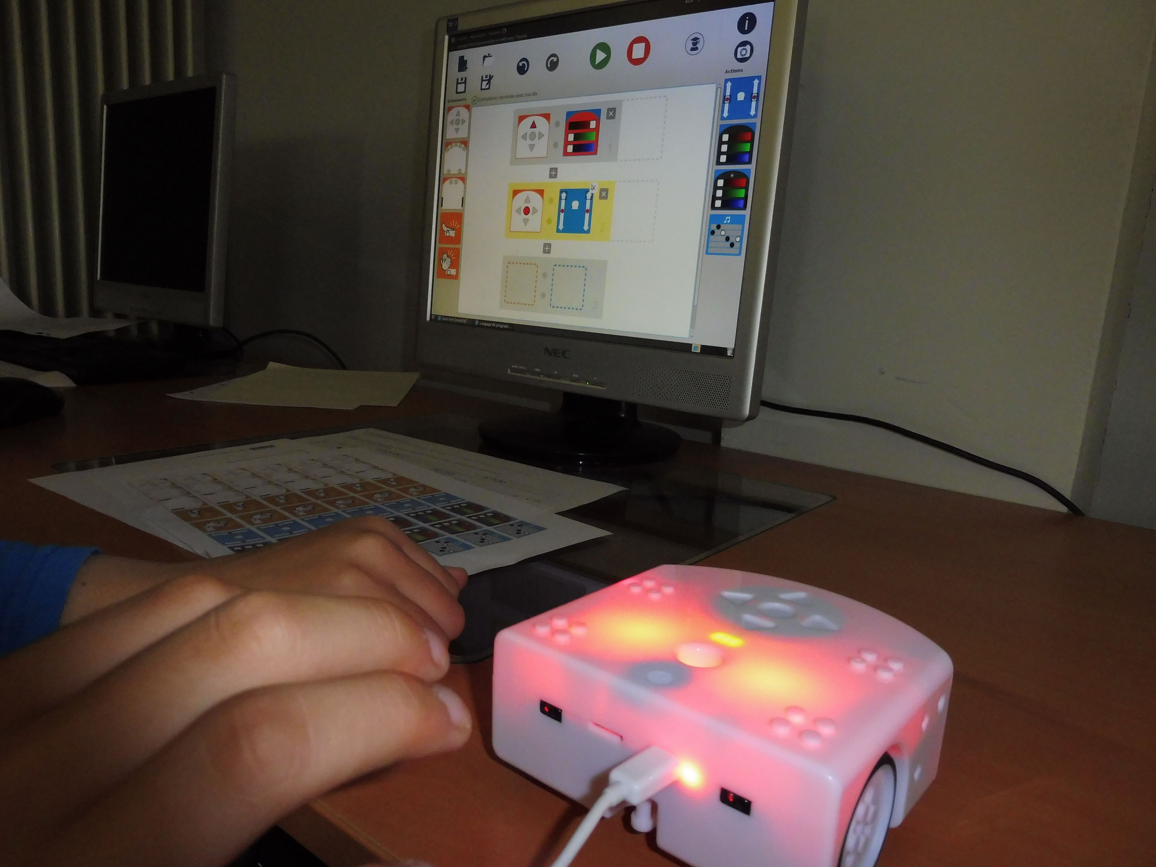 Les robots thymio