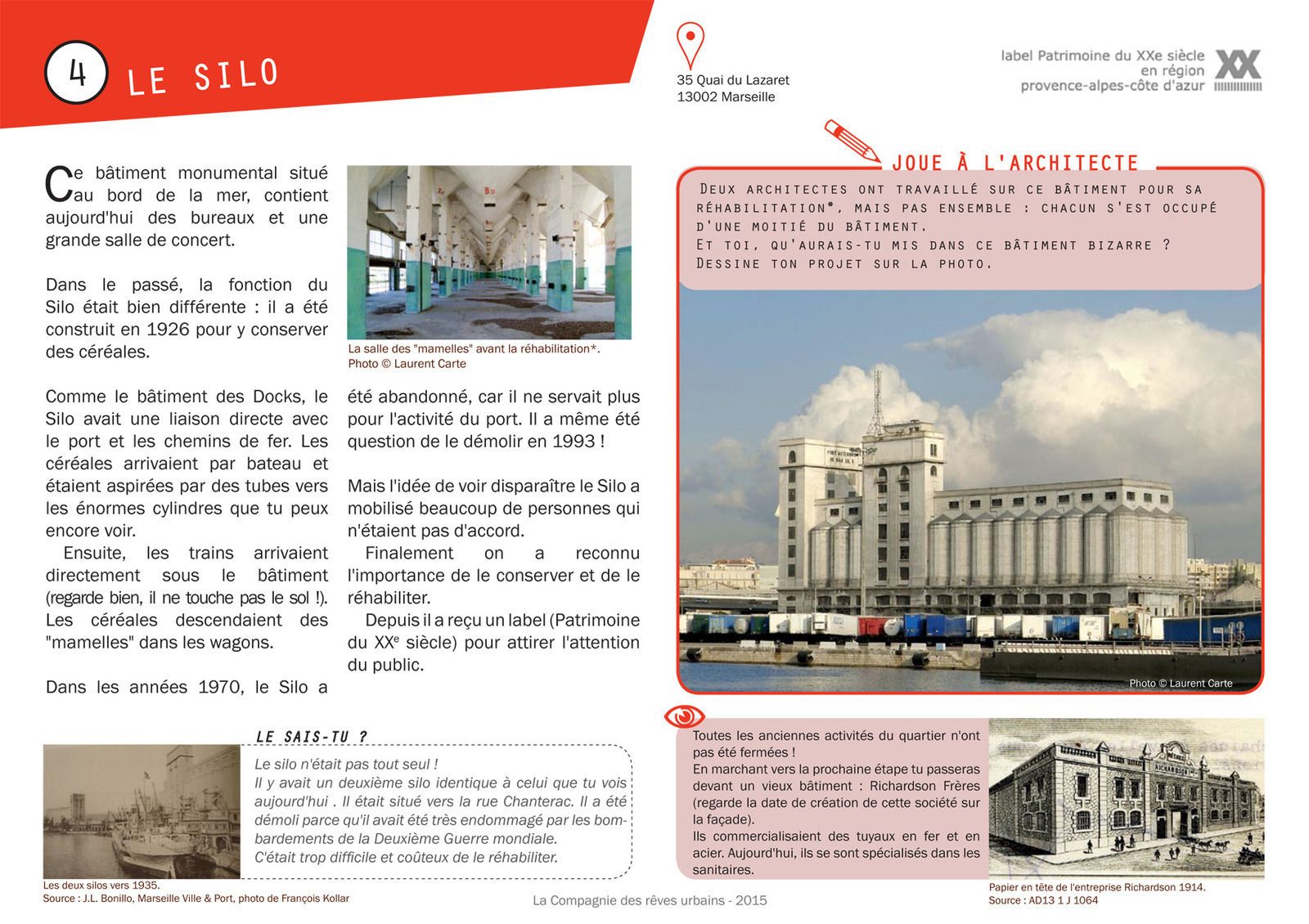 Carnet de balade urbaine "Le patrimoine industriel de la Joliette"