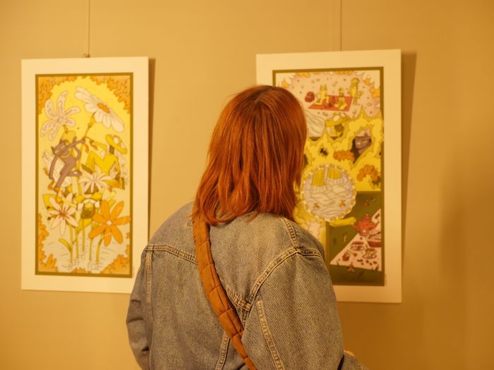 Vernissage de l'exposition "Échos de la Sirène"