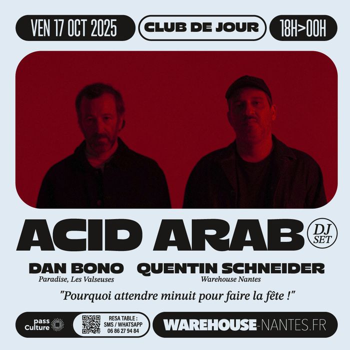 Club de Jour w/ Acid Arab Dj Set