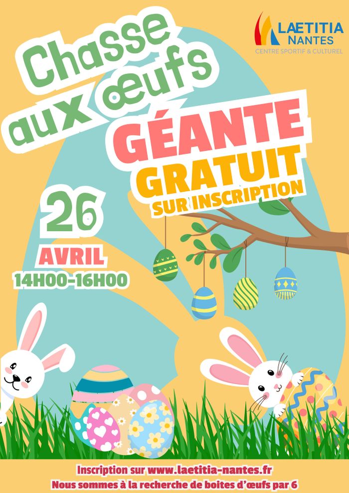 Chasse aux œufs géante