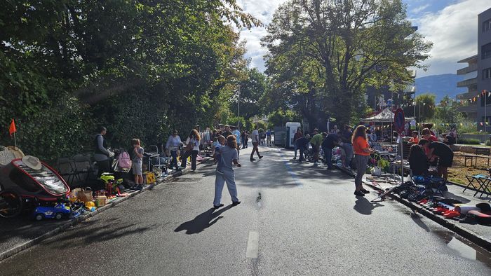 Fête de quartier et vide-grenier au ch. des Rambossons