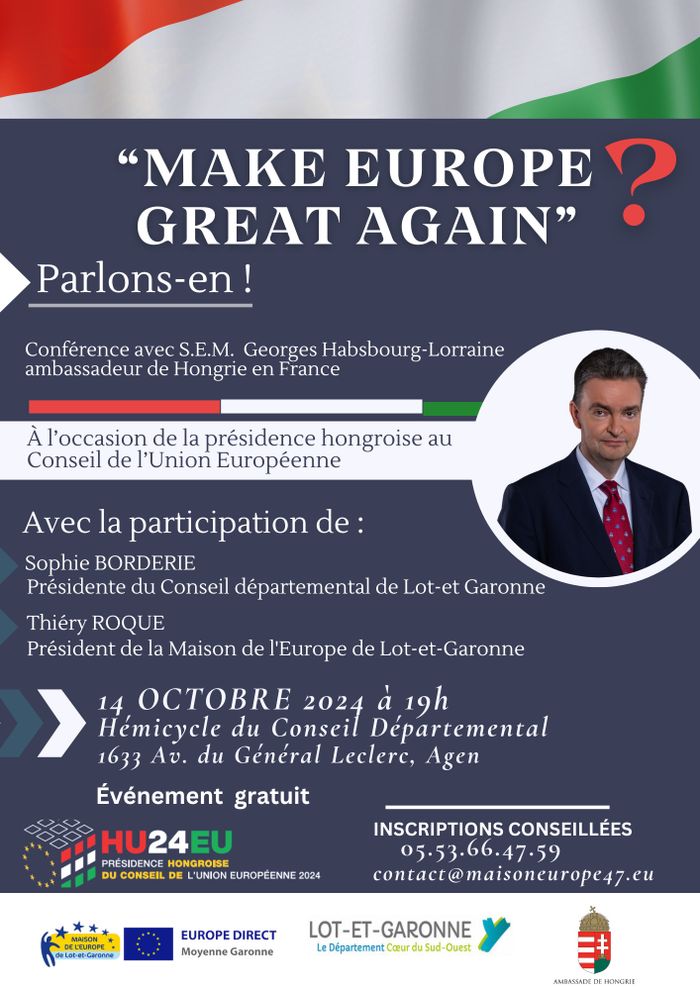 Make Europe great again? Conférence / Débat