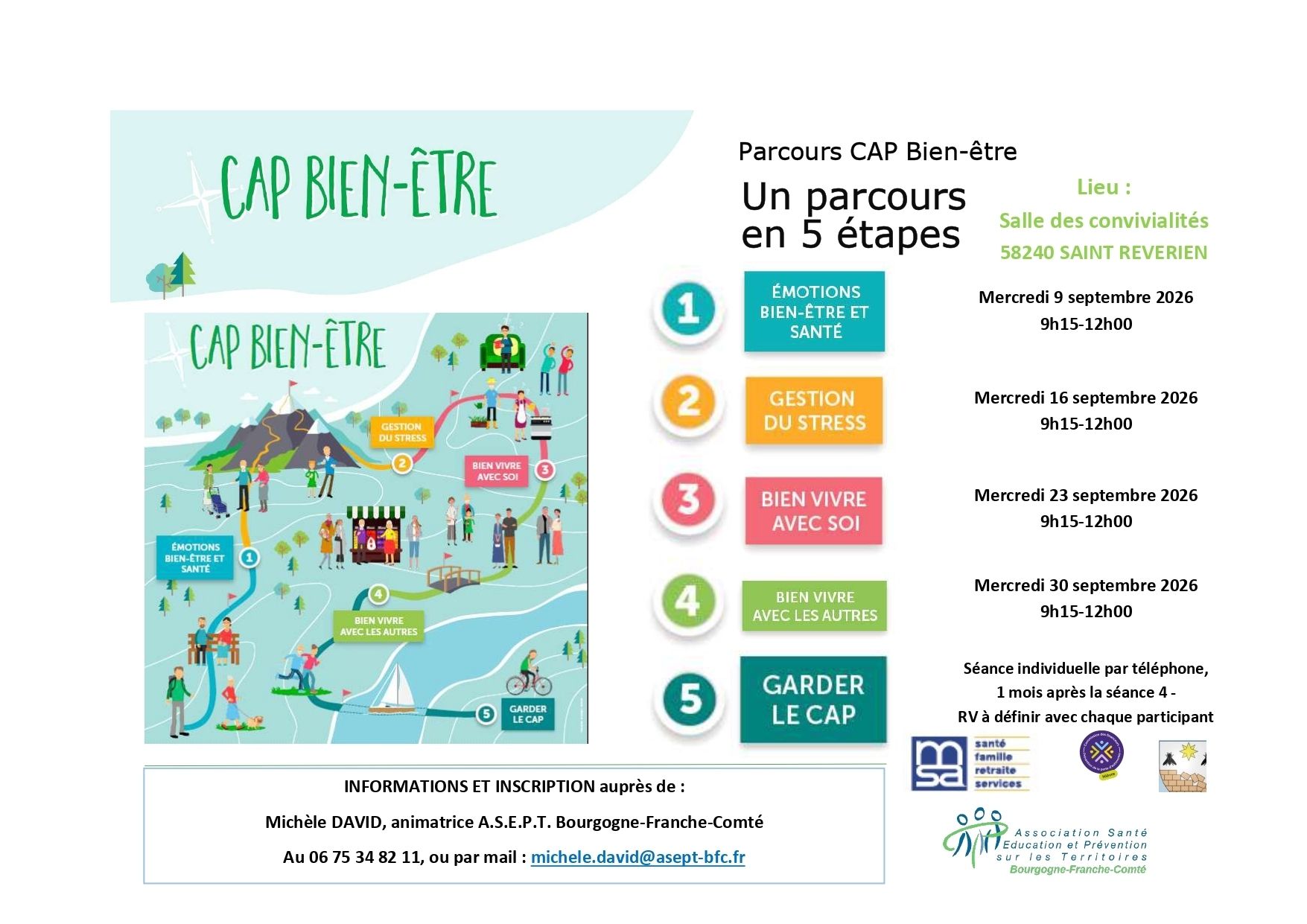 Parcours Cap Bien-Etre à Saint Révérien (58)