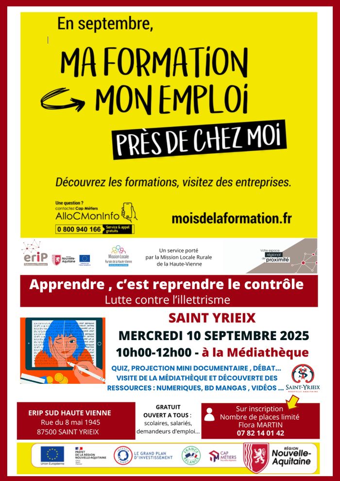 Échangez pour lutter contre l'illettrisme.