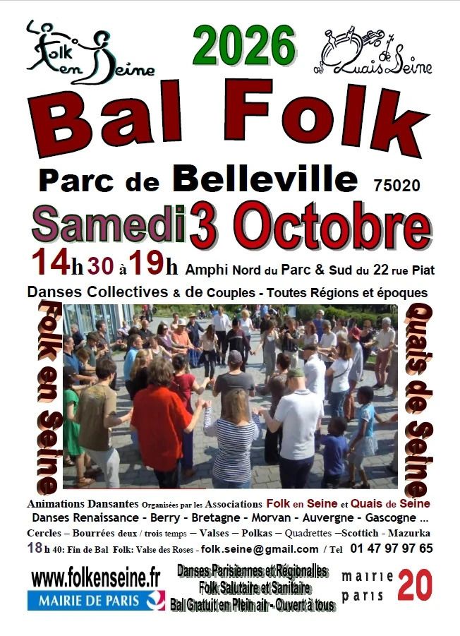 Bal Folk Parc de Belleville