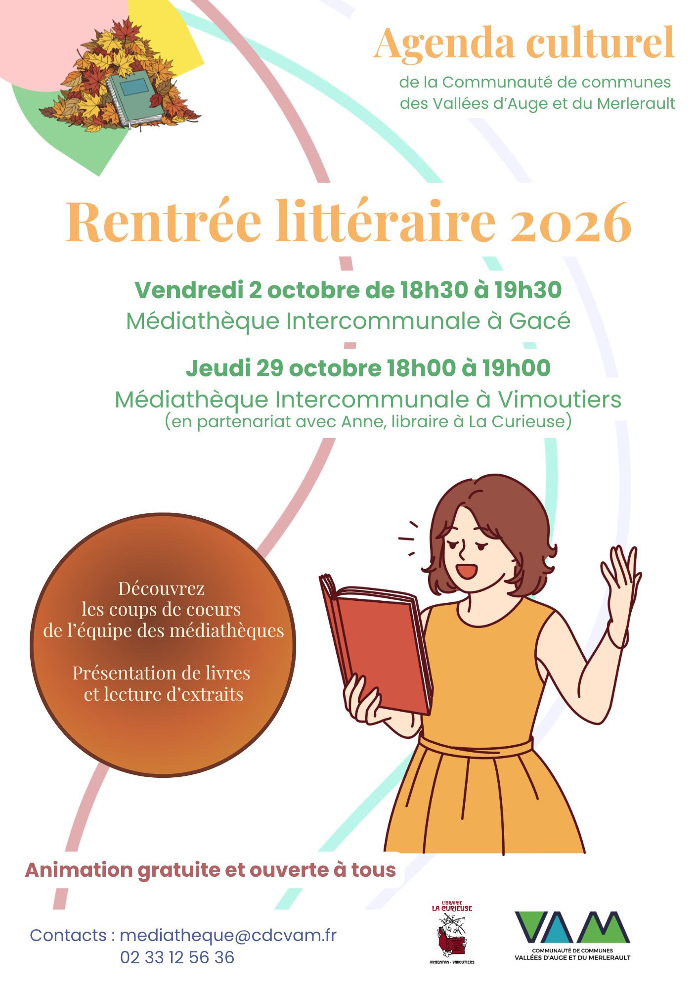 Soirée Coups de coeur Rentrée littéraire
