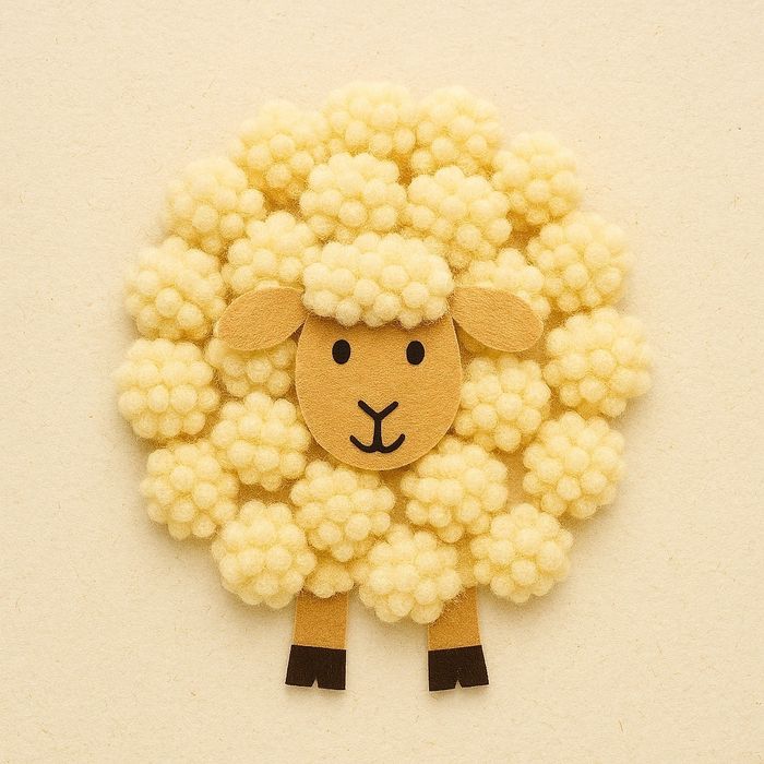 « MON MOUTON EN POMPONS » - atelier créatif enfant [Archives St-Gaudens]
