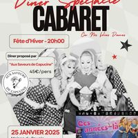 Diner spectacle "Cabaret" cie Nos Folies Douces