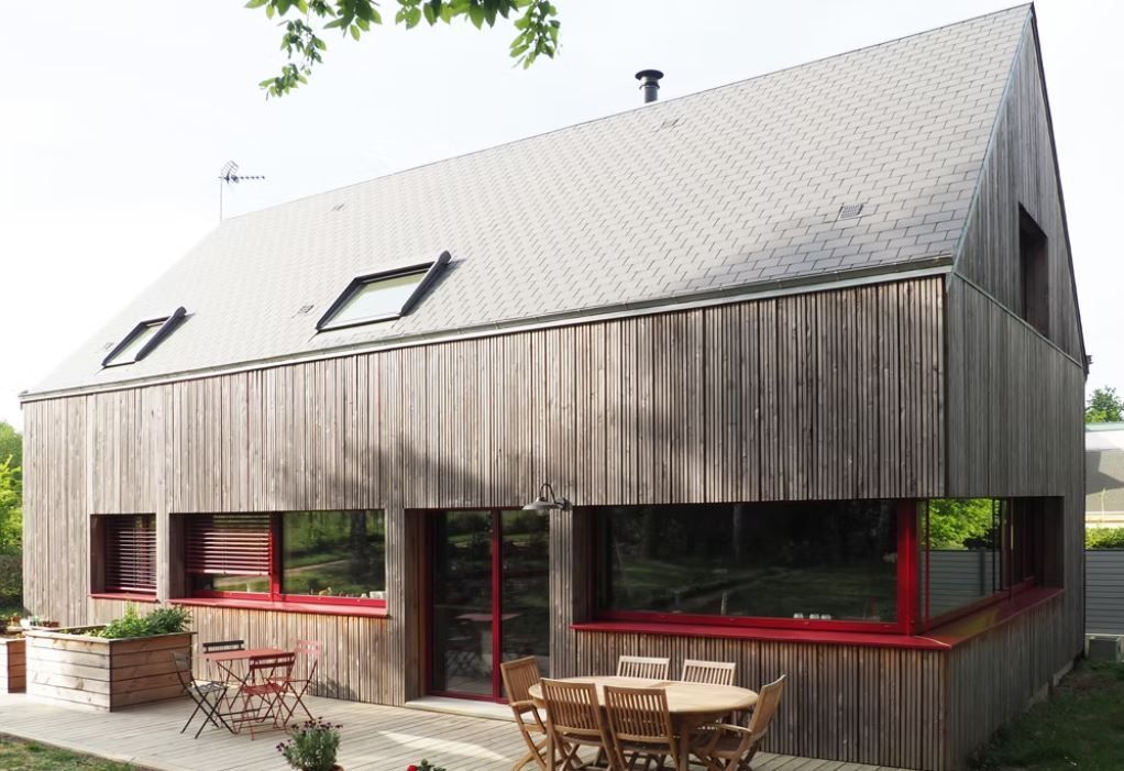 Visite d'un bâtiment en matériaux biosourcés, la Maison DOU