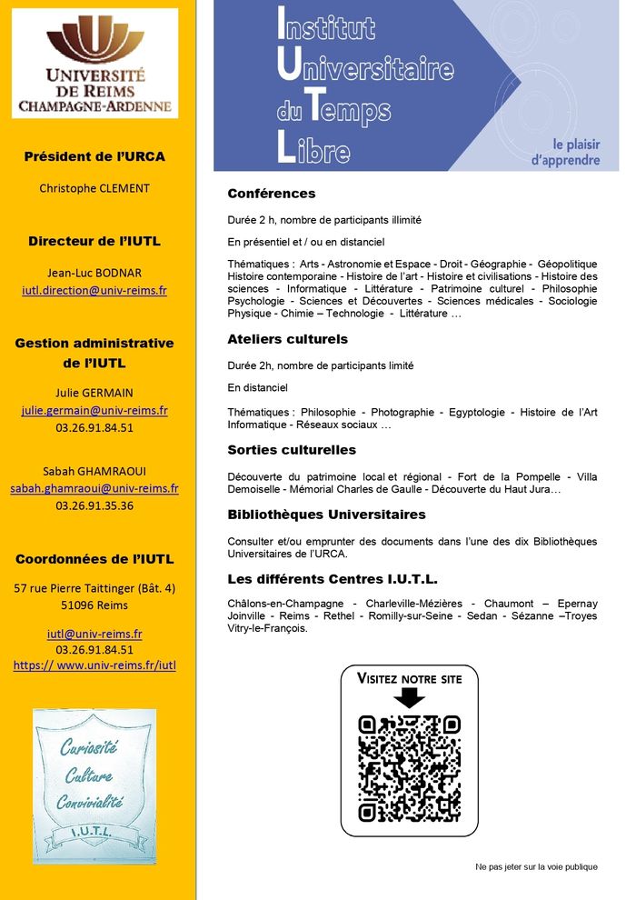 Institut Universitaire du Temps Libre
