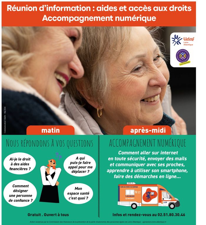Réunion d'information: Aides et accès aux droits / Accompagnement numérique