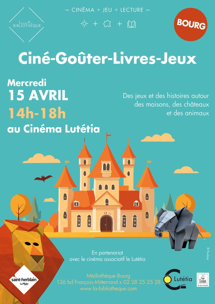 Ciné-Goûter-Livres-Jeux