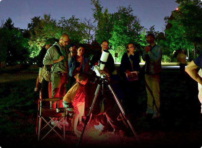 Soirée d'observation du ciel avec L'AFA au parc de la Haute-Île