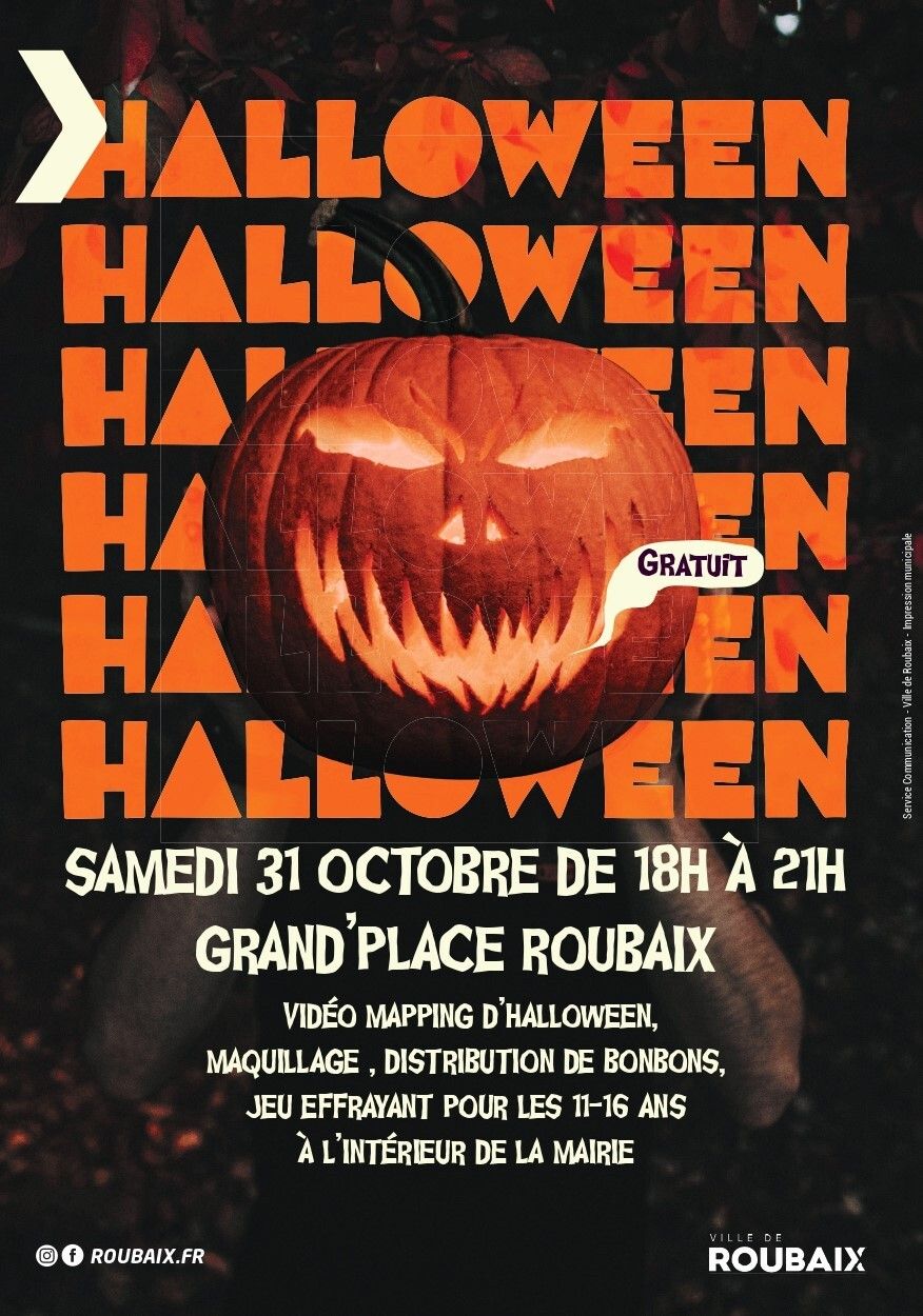 Halloween débarque à Roubaix !
