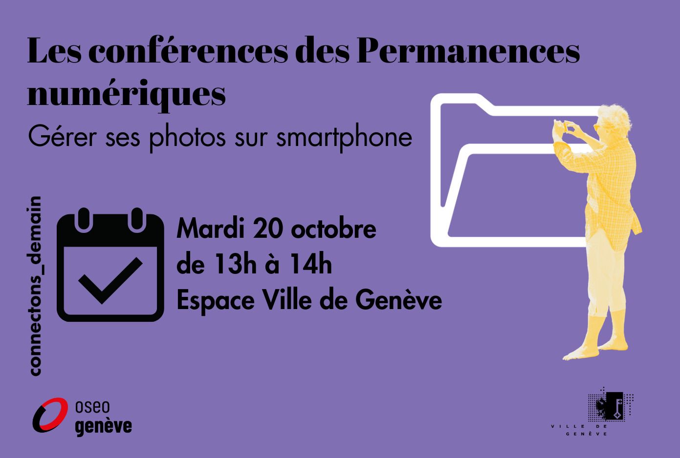 Conférence "Gérer ses photos sur smartphone" - Permanence numérique Rive gauche