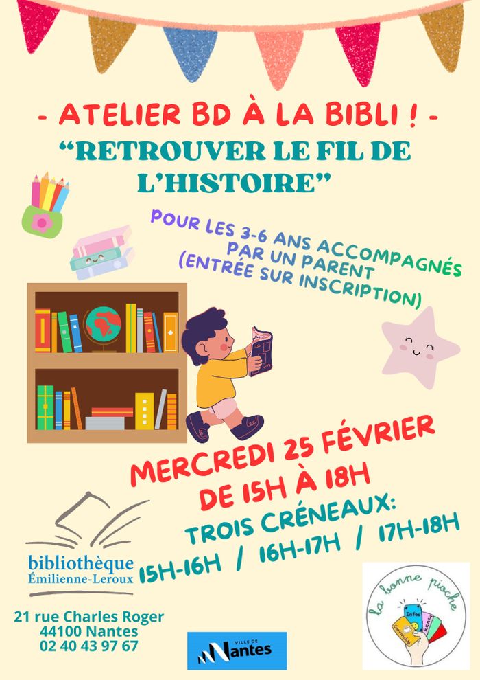 Animations vacances de février à la bibliothèque