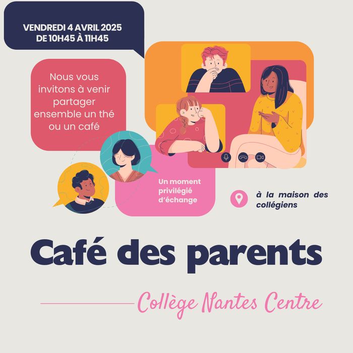 Café des parents du collège Nantes Centre
