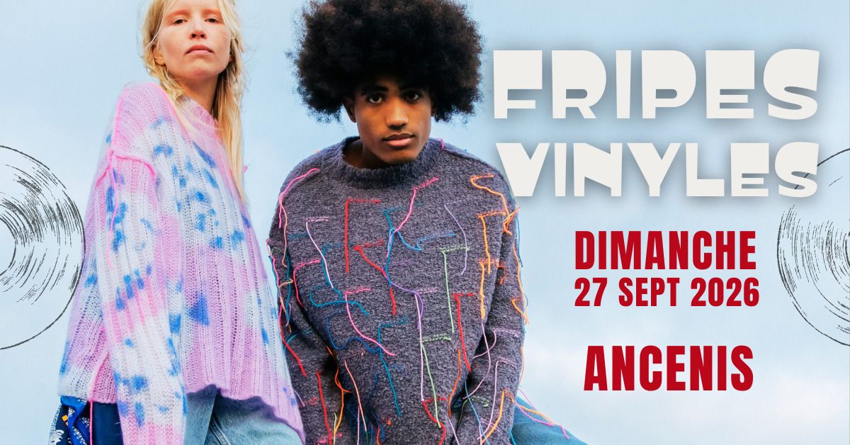 Grande vente de fripes et vinyles - Dimanche 27 Septembre à Ancenis (44)