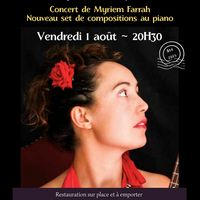 Concert de Myriem Farrah - Nouveau set en français, compositions au piano
