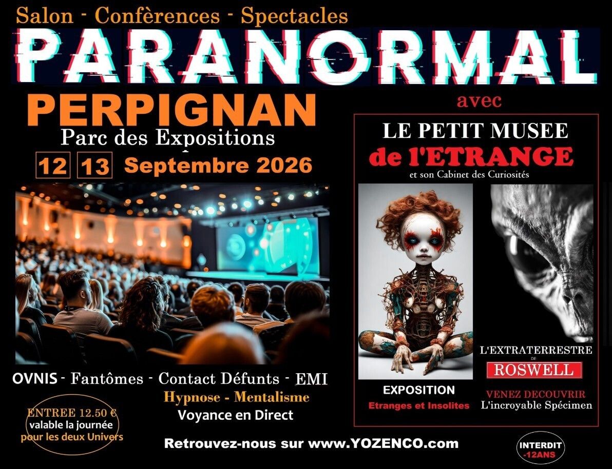 Salon du Paranormal au Parc des Expositions à Perpignan