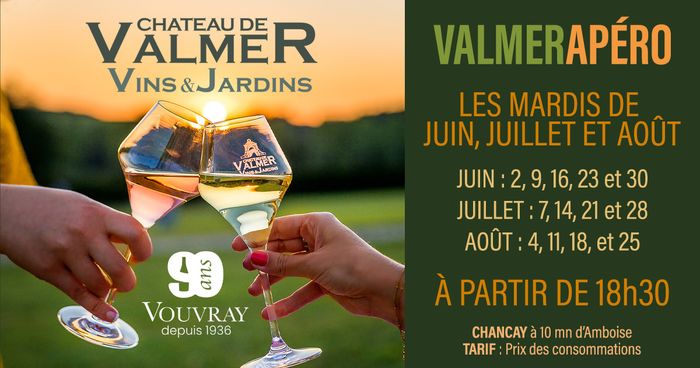 Valmerapéros les mardis de juin, juillet et août 2026
