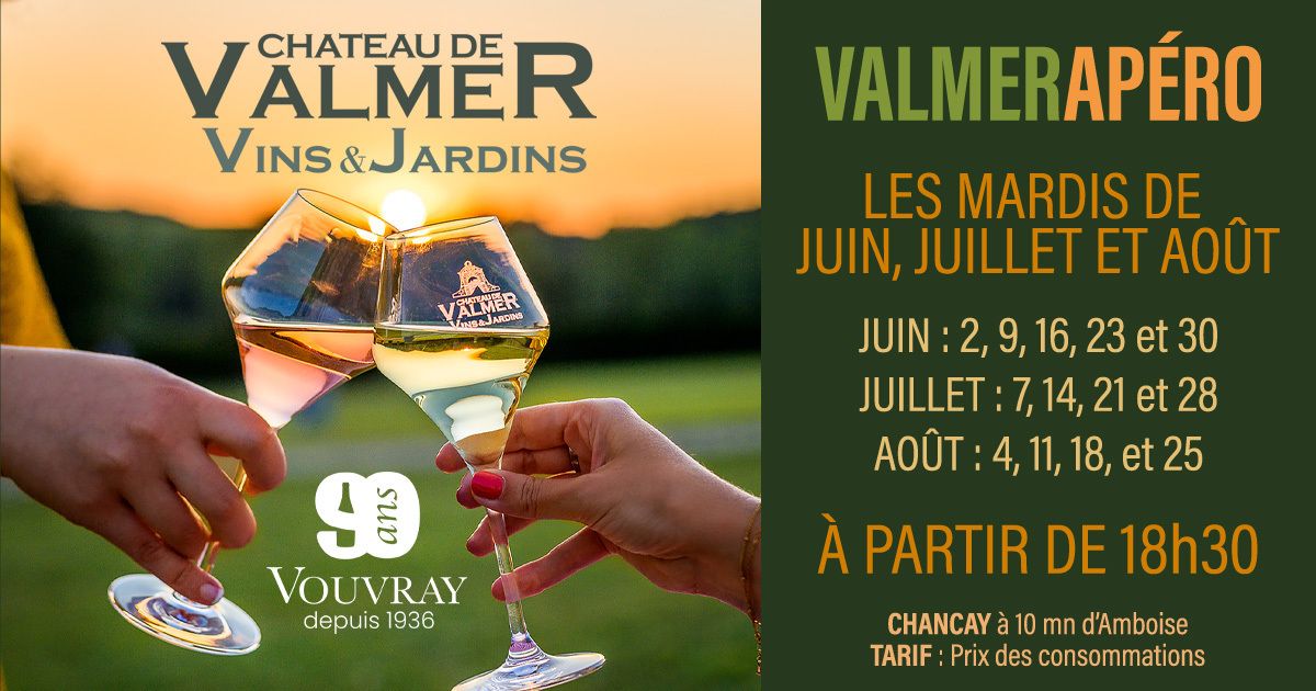 Valmerapéros les mardis de juin, juillet et août 2026