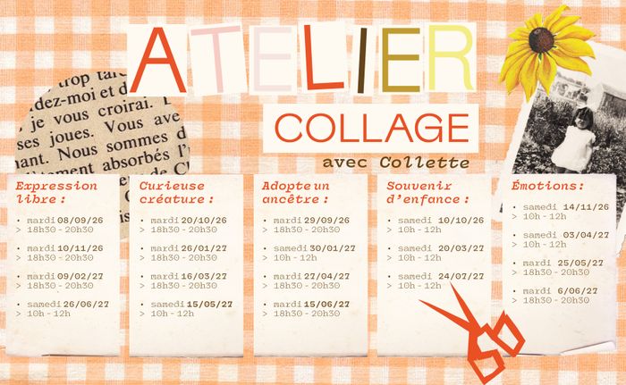 Ateliers de collage / Saison 26-27