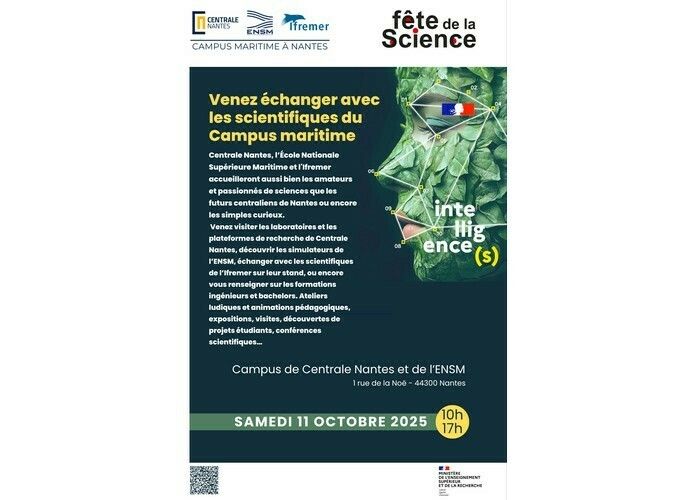 Fête de la science du Pôle d'animation Campus maritime