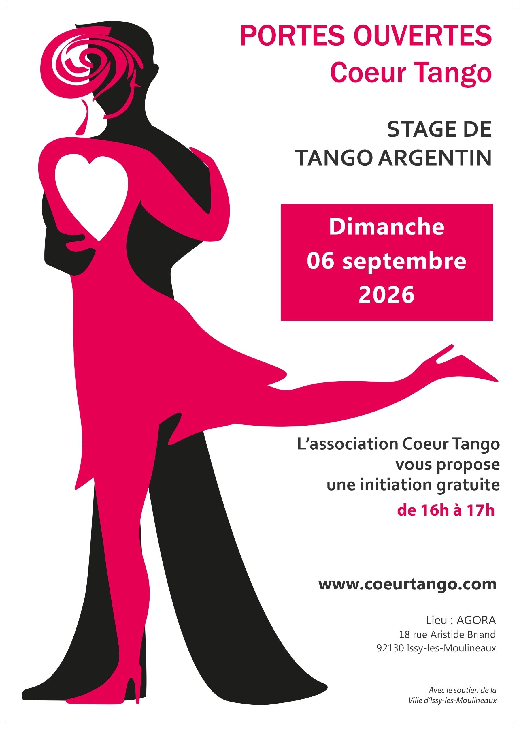 Initiation gratuite au tango argentin avec Cœur Tango