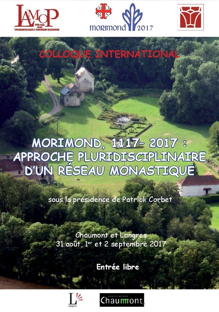 Morimond, 1117-2017 : approche pluridisciplinaire d'un réseau monastique (colloque international)