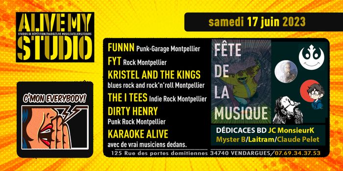 Fête de la musique ALIVE My STUDIO