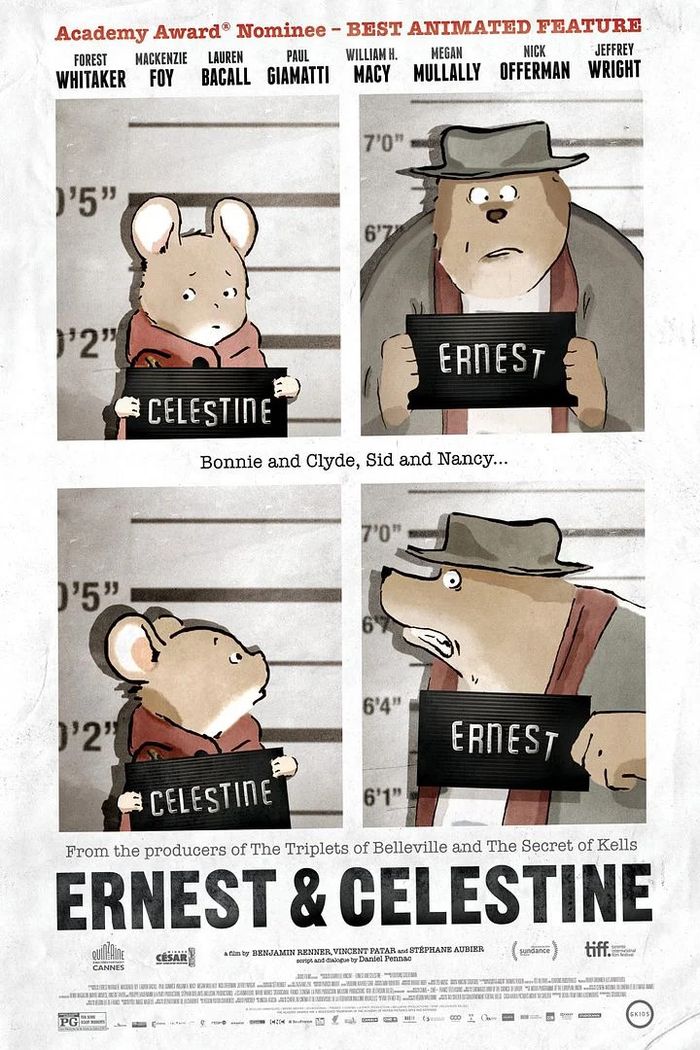 Cinémaginaire: Ciné Nins  Ernest et Célestine