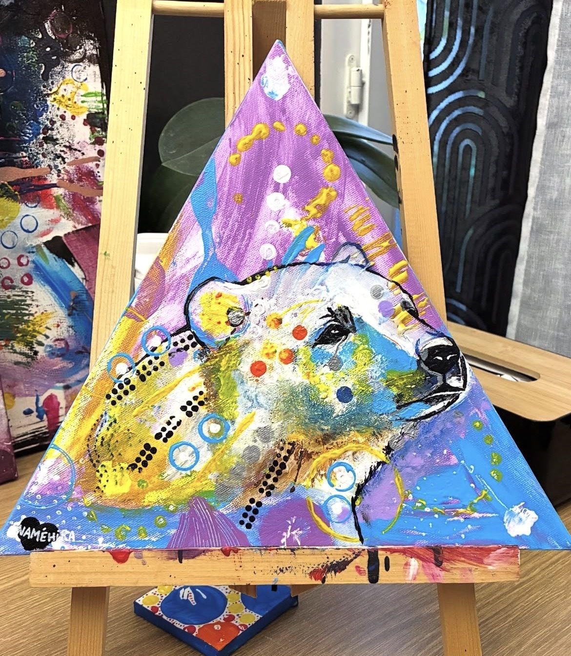 Peinture sans pinceaux