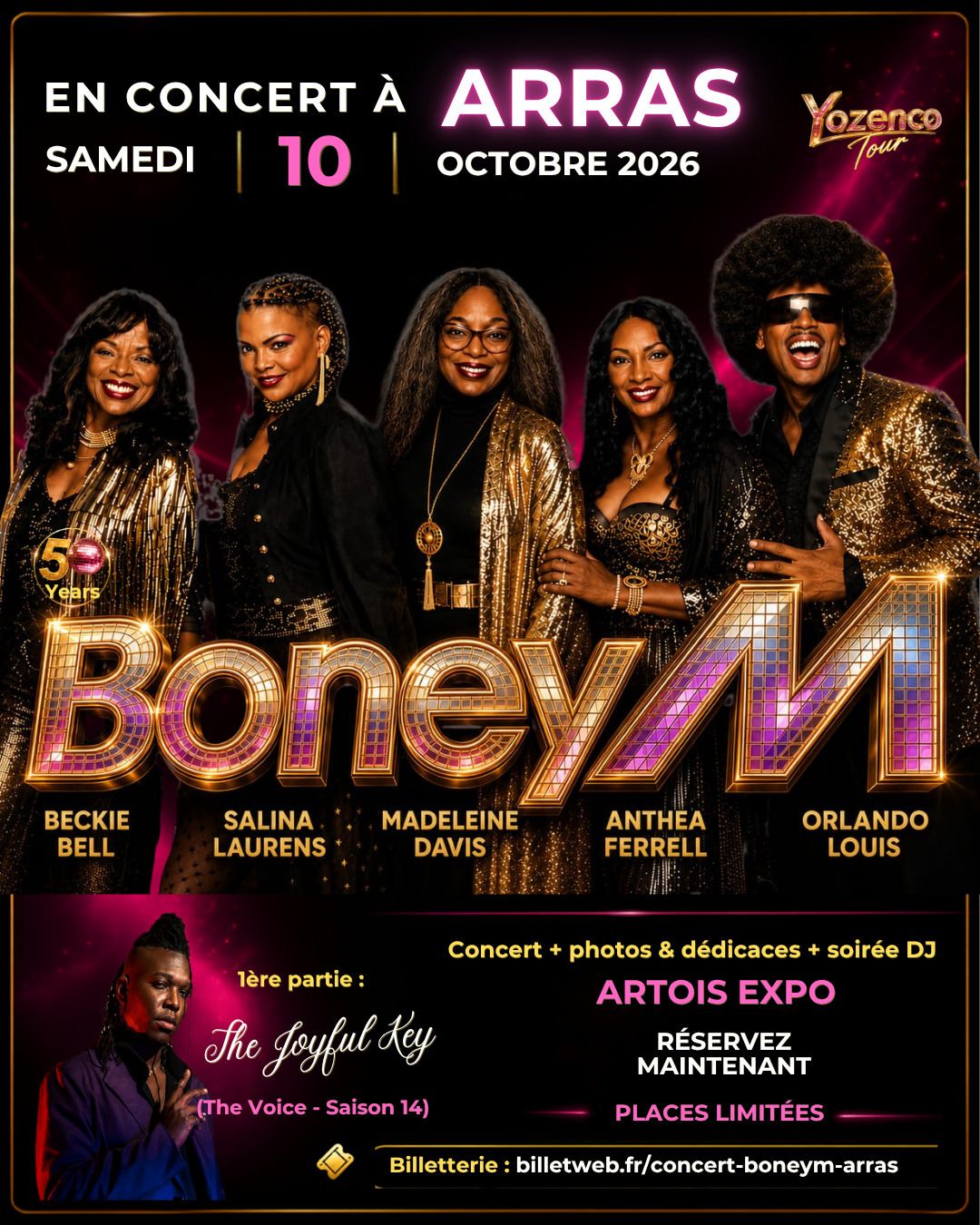 BONEY M EN CONCERT À ARRAS