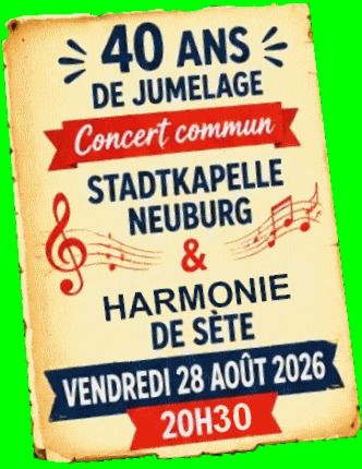 Affiche — Concert avec la Stadtkapelle Neuburg