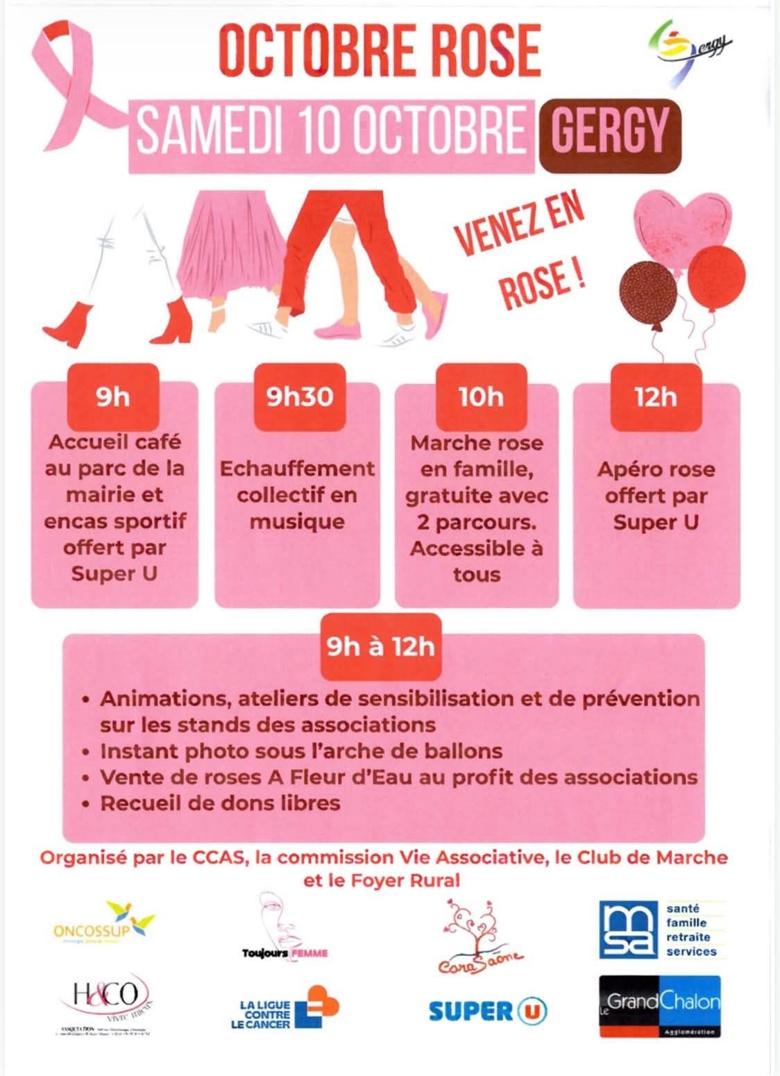 Octobre rose à Gergy