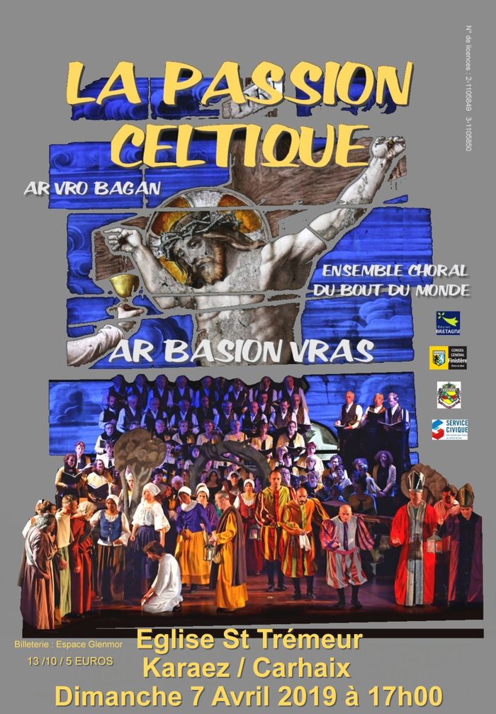 Pièce de théâtre "La Passion Celtique" avec Strollad ar Vro Bagan