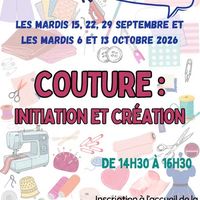 Atelier Bla Bla – Couture : Initiation et création