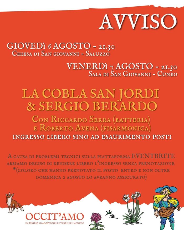 La Cobla San Jordi e Sergio Berardo