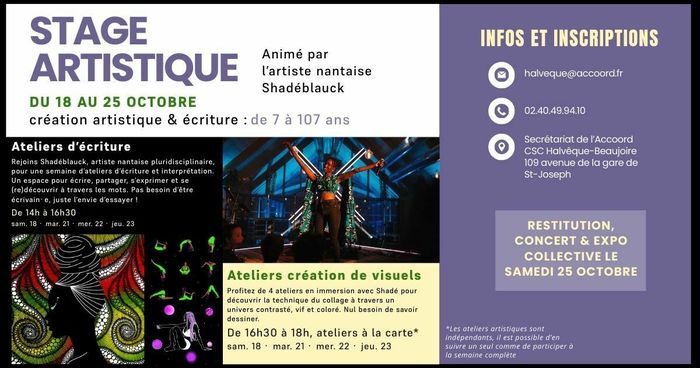 Stage artistique avec Shadéblauck