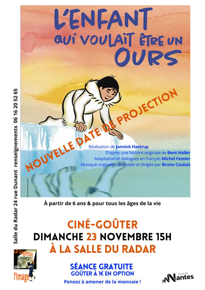 Ciné-goûter : « L'enfant qui voulait être un ours »