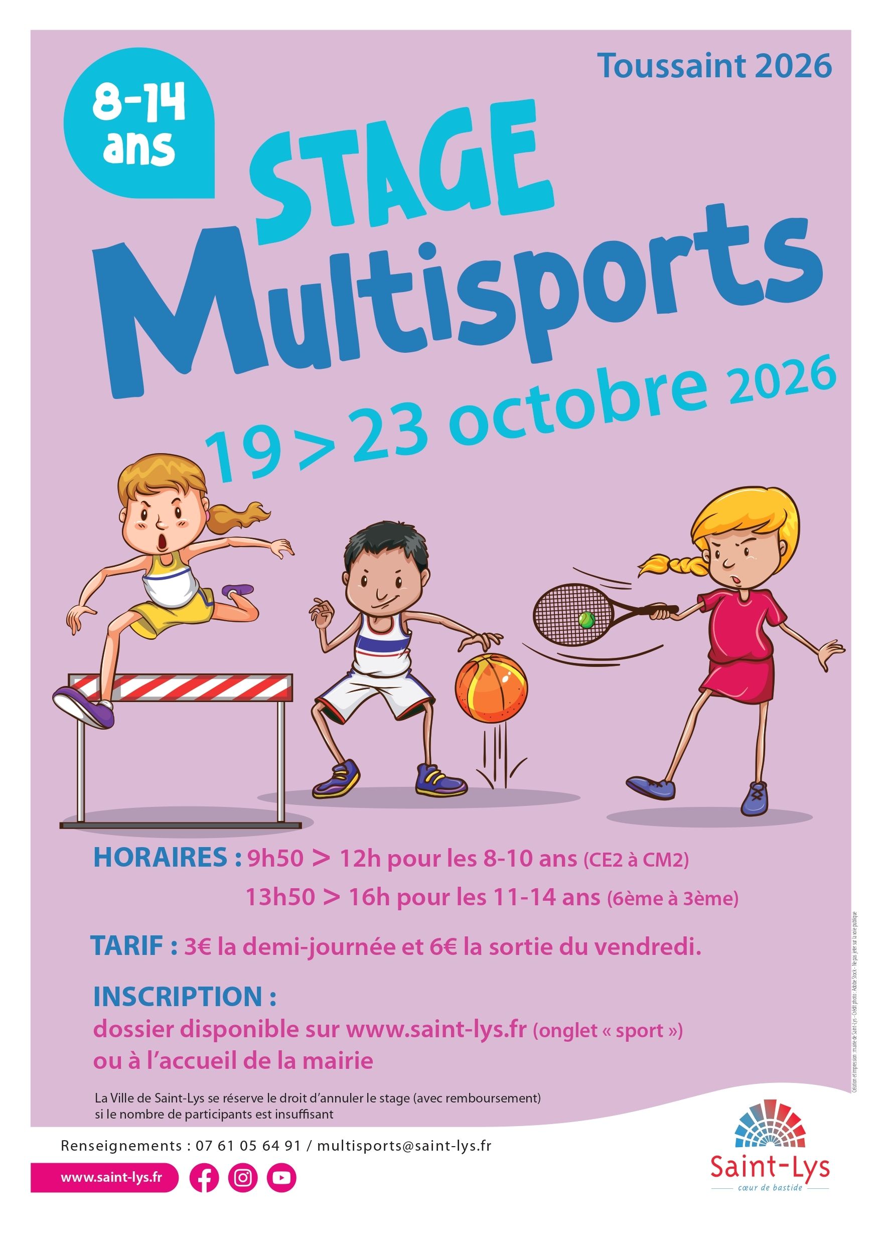 stage multisports 8-14 ans
