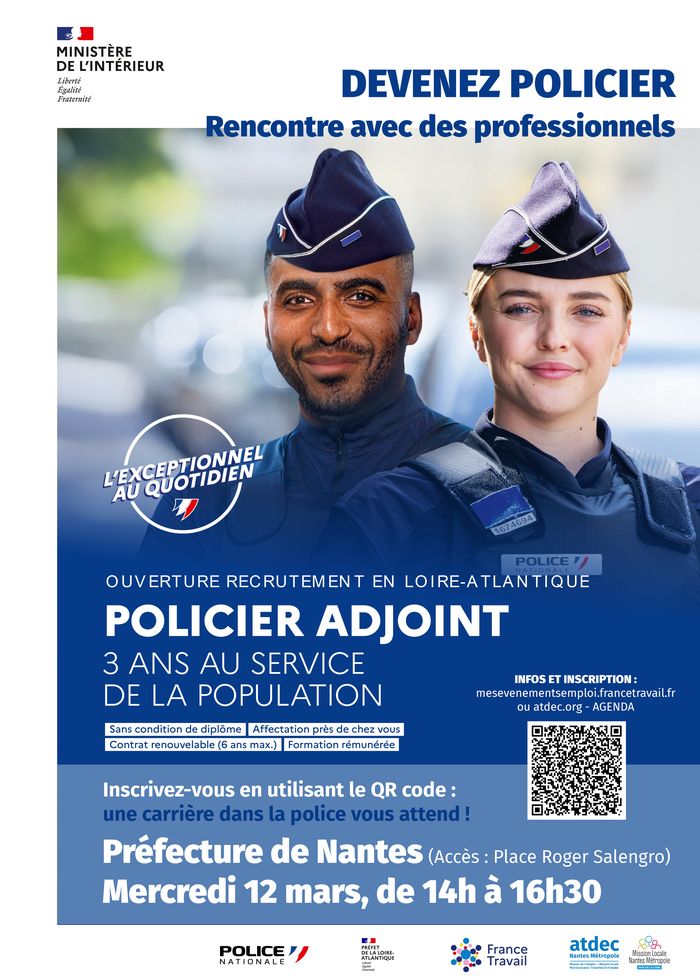 Rencontre - Devenez policier adjoint (CONCOURS]