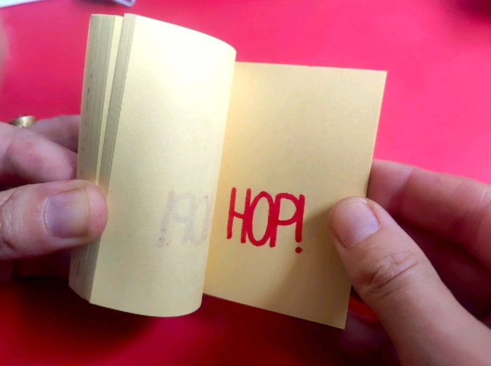 Atelier création d'un carnet animé